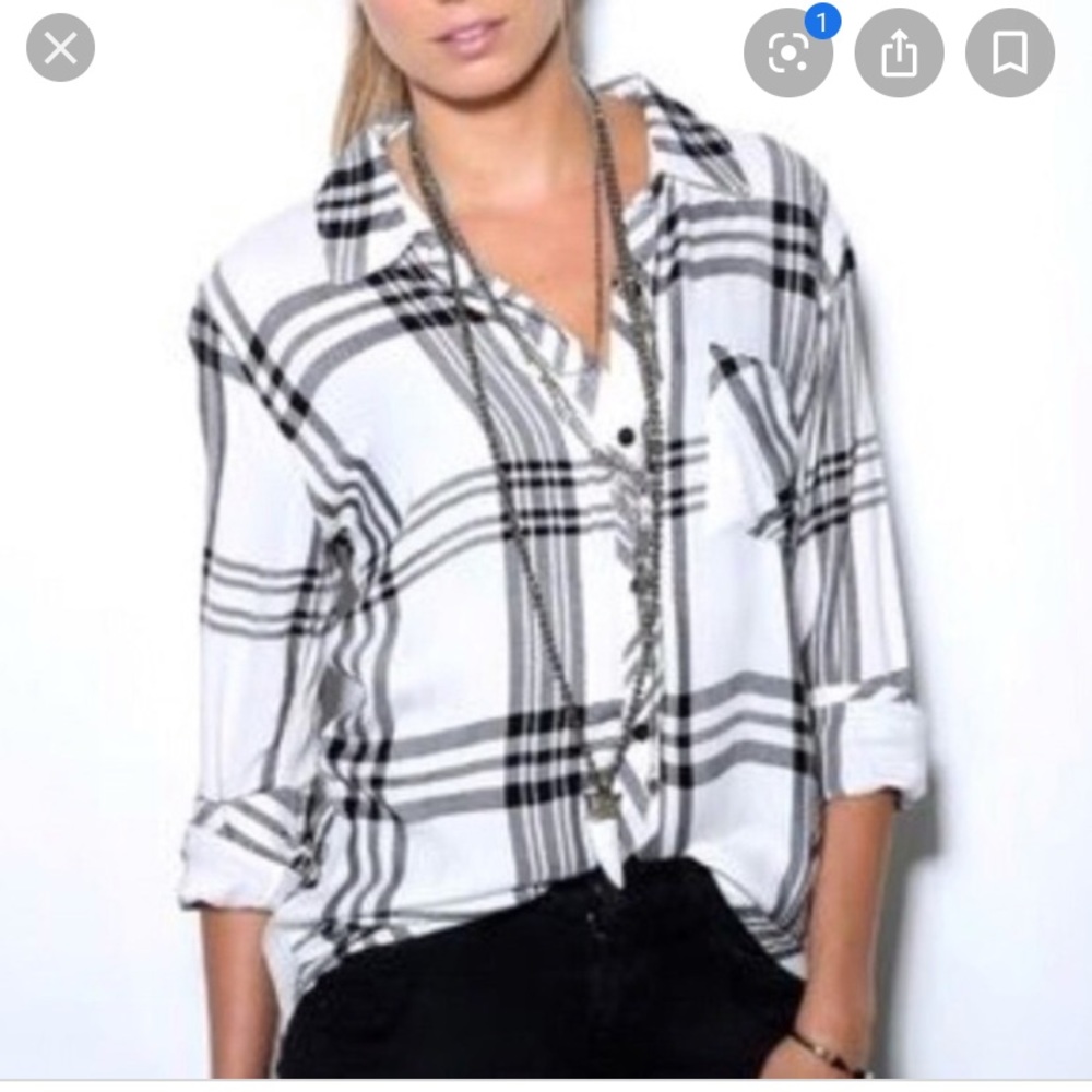 Rails plaid button down